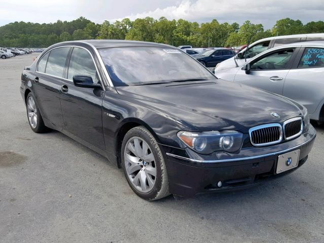 WBAGN834X3DK10032 - 2003 BMW 760 LI BLACK photo 1