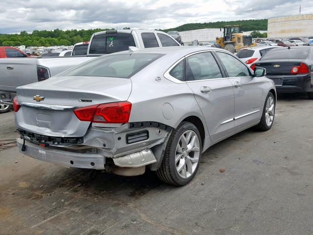 2G1125S33J9122094 - 2018 CHEVROLET IMPALA PRE ვერცხლისფერი ფოტო 4