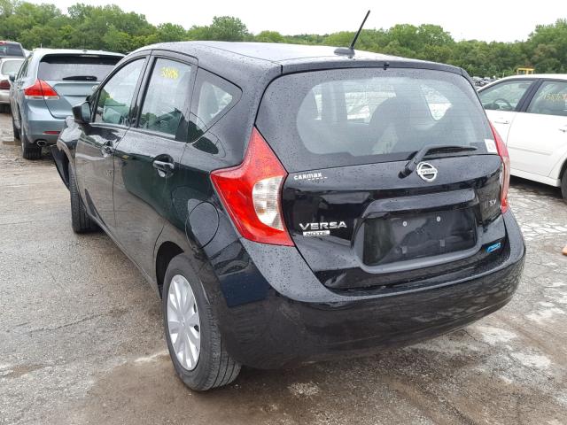 3N1CE2CP4FL420717 - 2015 NISSAN VERSA NOTE BLACK photo 3