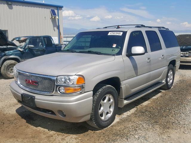 1GKFK66UX6J106027 - 2006 GMC YUKON XL D BEIGE photo 2