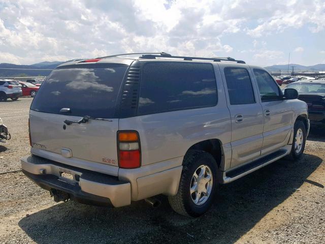 1GKFK66UX6J106027 - 2006 GMC YUKON XL D BEIGE photo 4