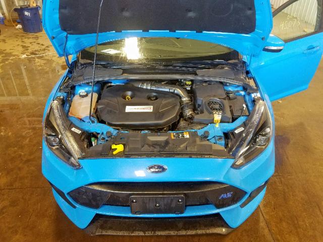 WF0DP3TH0H4118616 - 2017 FORD FOCUS RS BLUE photo 7