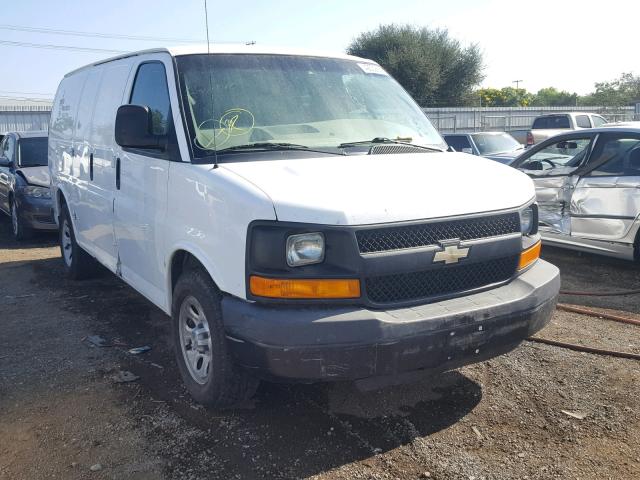 1GCSHAF43B1156158 - 2011 CHEVROLET EXPRESS G1 WHITE photo 1