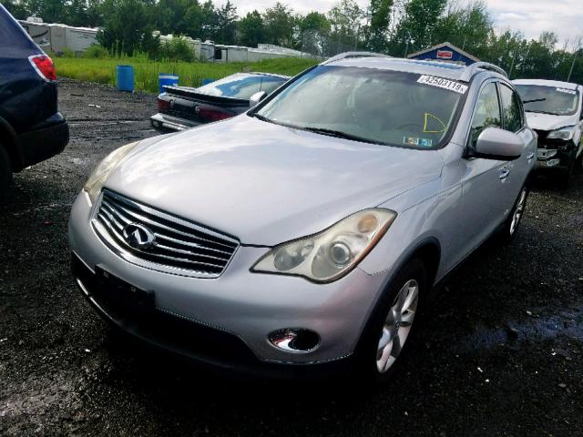 JNKAJ09F99M952041 - 2009 INFINITI EX35 BASE SILVER photo 2