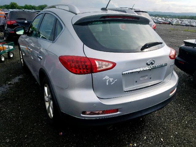 JNKAJ09F99M952041 - 2009 INFINITI EX35 BASE SILVER photo 3