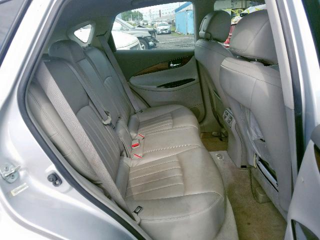 JNKAJ09F99M952041 - 2009 INFINITI EX35 BASE SILVER photo 6