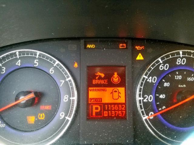 JNKAJ09F99M952041 - 2009 INFINITI EX35 BASE SILVER photo 8