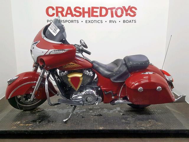 56KTCAAA1E3311793 - 2014 INDIAN MOTORCYCLE CO. CHIEFTAIN RED photo 3