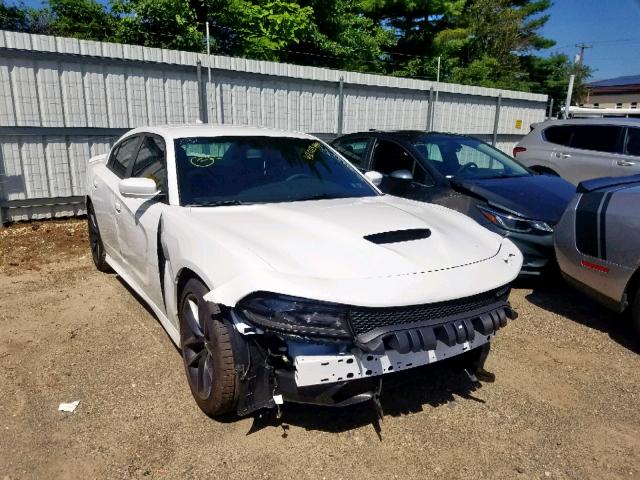 2C3CDXHG0KH608017 - 2019 DODGE CHARGER GT WHITE photo 1