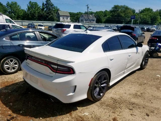 2C3CDXHG0KH608017 - 2019 DODGE CHARGER GT WHITE photo 4