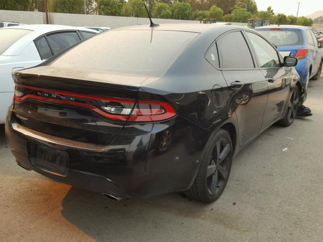 1C3CDFBB4GD592674 - 2016 DODGE DART SXT BLACK photo 4