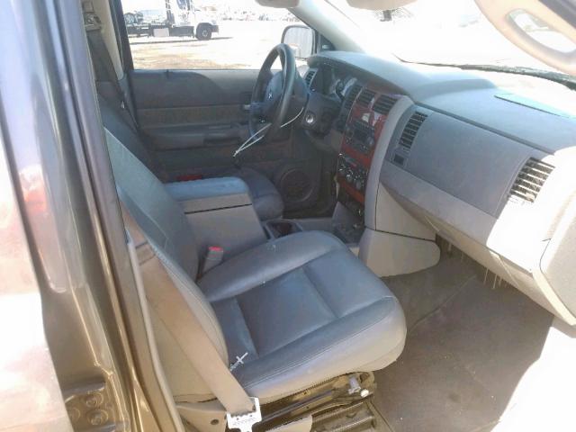 1D8HB48D34F108905 - 2004 DODGE DURANGO SL GRAY photo 5