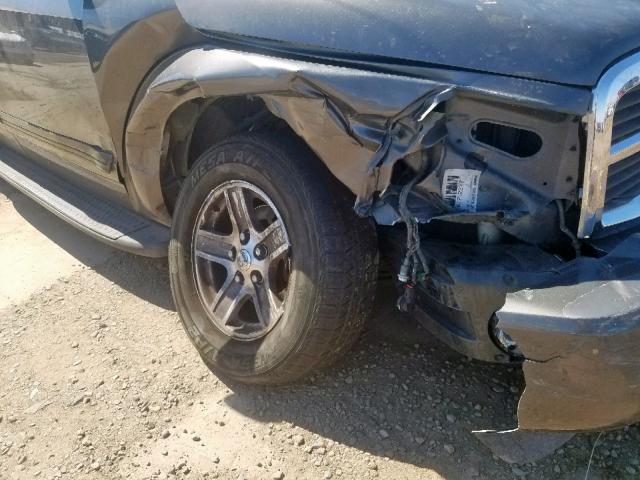 1D8HB48D34F108905 - 2004 DODGE DURANGO SL GRAY photo 9