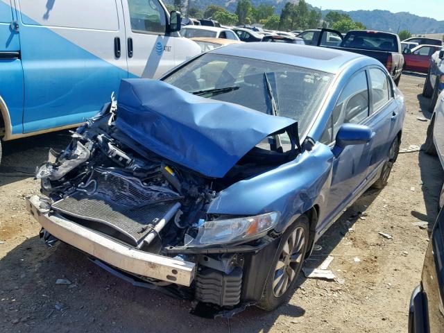19XFA1F90AE013455 - 2010 HONDA CIVIC EXL 蓝色 照片 2