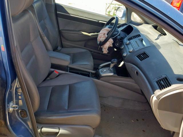 19XFA1F90AE013455 - 2010 HONDA CIVIC EXL 蓝色 照片 5