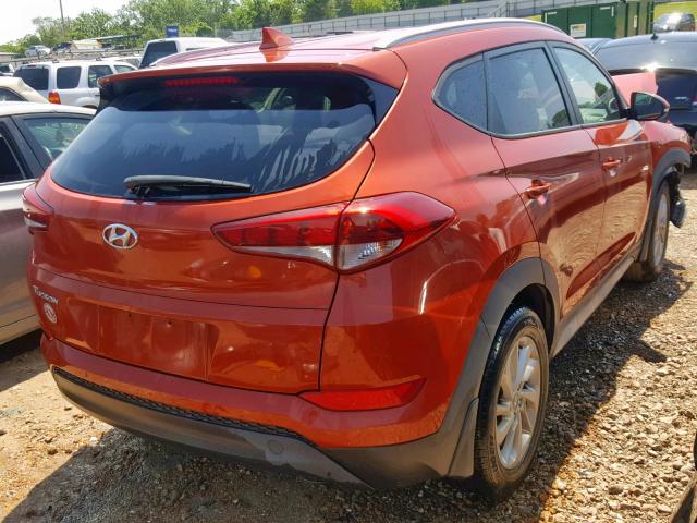 KM8J33A46HU405472 - 2017 HYUNDAI TUCSON LIM ORANGE photo 4