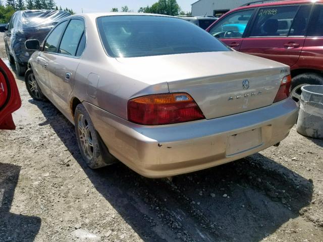 19UUA56671A800685 - 2001 ACURA 3.2TL GOLD photo 3