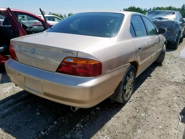 19UUA56671A800685 - 2001 ACURA 3.2TL GOLD photo 4