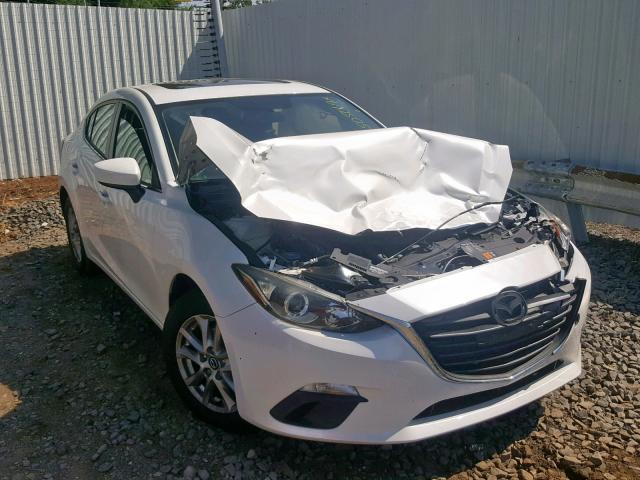 JM1BM1V70E1144870 - 2014 MAZDA 3 TOURING WHITE photo 1