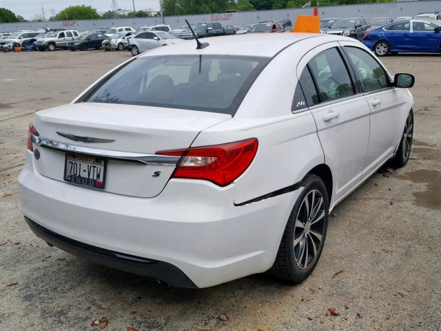 1C3CCBBG9EN132084 - 2014 CHRYSLER 200 TOURIN WHITE photo 4