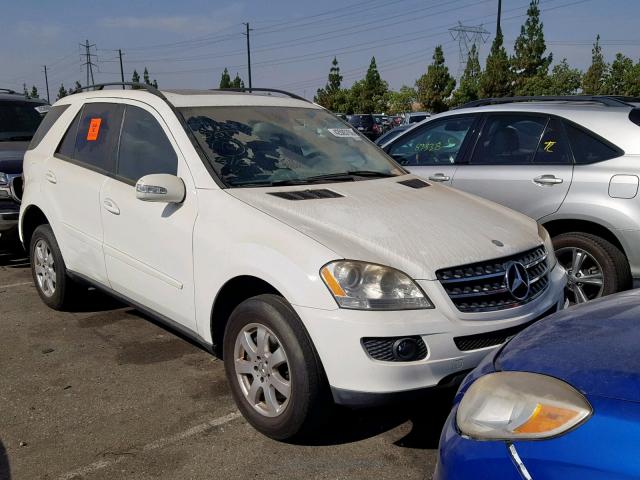 4JGBB86E37A216039 - 2007 MERCEDES-BENZ ML 350 WHITE photo 1