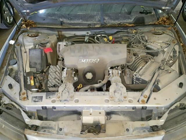 1G2WP52K4YF266801 - 2000 PONTIAC GRAND PRIX SILVER photo 7