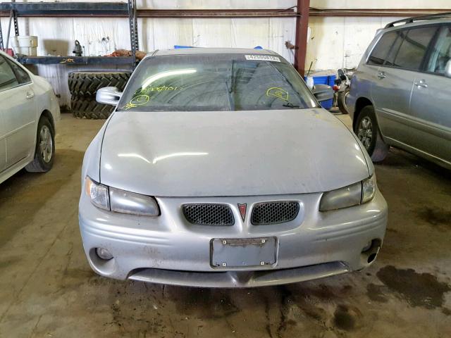 1G2WP52K4YF266801 - 2000 PONTIAC GRAND PRIX SILVER photo 9