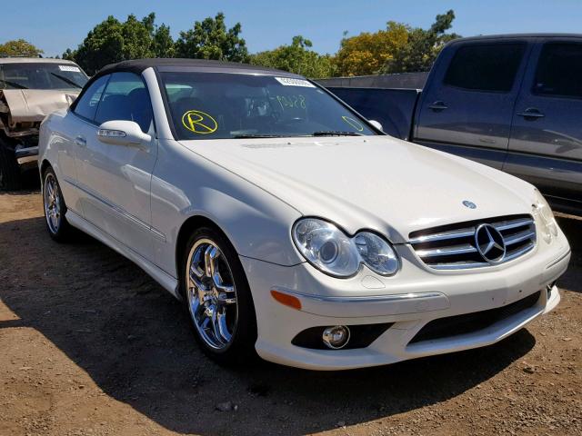 WDBTK72F08T088610 - 2008 MERCEDES-BENZ CLK 550 WHITE photo 1