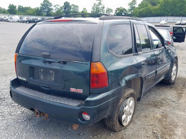 1GKDT13S752181867 - 2005 GMC ENVOY GREEN photo 4