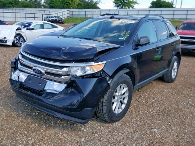 2FMDK3GC4DBC69857 - 2013 FORD EDGE SE BLACK photo 2