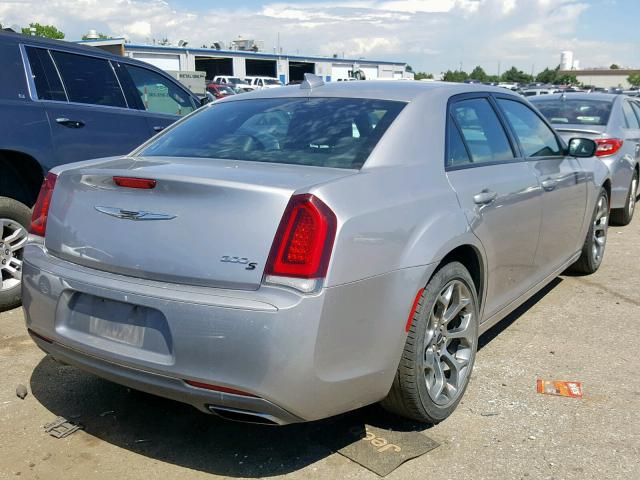 2C3CCABG4JH227200 - 2018 CHRYSLER 300 S SILVER photo 4