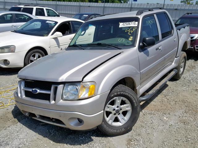 1FMZU67K55UA71664 - 2005 FORD EXPLORER S SILVER photo 2