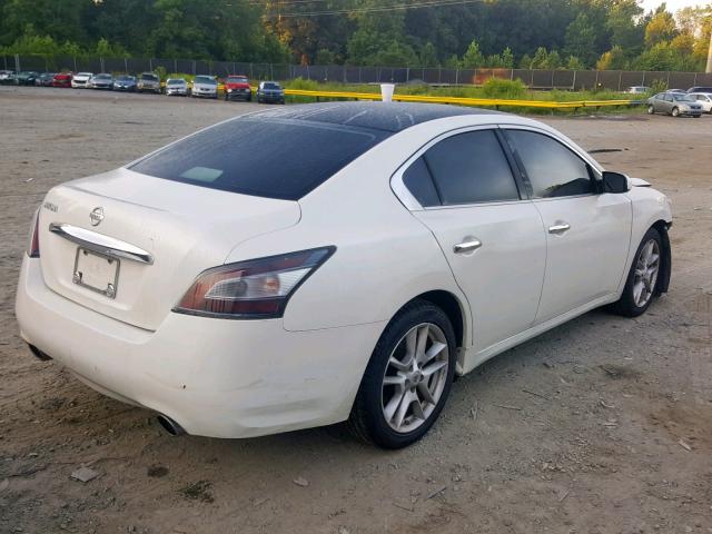 1N4AA5AP1DC843287 - 2013 NISSAN MAXIMA S WHITE photo 4