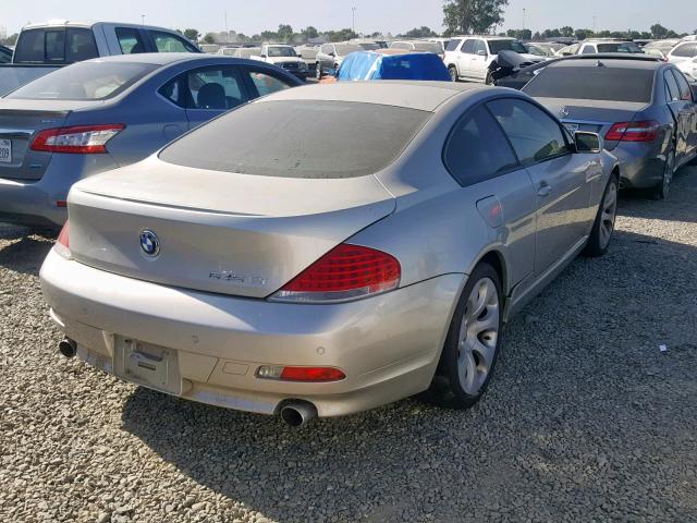 WBAEH73415B192785 - 2005 BMW 645 CI AUT SILVER photo 4