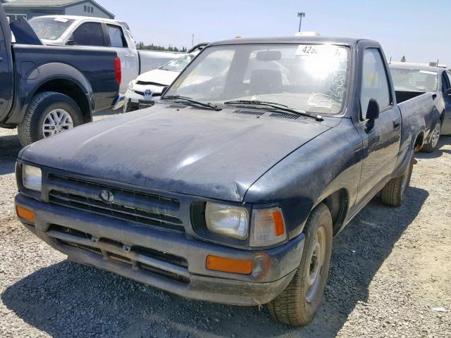 4TARN81A8RZ212406 - 1994 TOYOTA PICKUP 1/2 BLACK photo 2