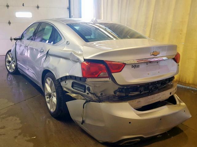 1G1155S39EU101766 - 2014 CHEVROLET IMPALA LTZ SILVER photo 3