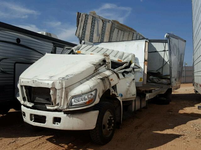 5PVNE8JT0B4S53748 - 2011 HINO 258/268 WHITE photo 2