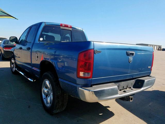 1D7HA18D65S172659 - 2005 DODGE RAM 1500 S BLUE photo 3