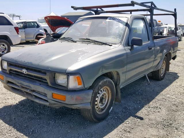 4TARN81A9PZ133212 - 1993 TOYOTA PICKUP 1/2 GREEN photo 2