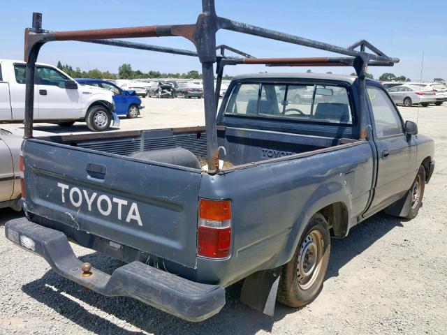 4TARN81A9PZ133212 - 1993 TOYOTA PICKUP 1/2 GREEN photo 4