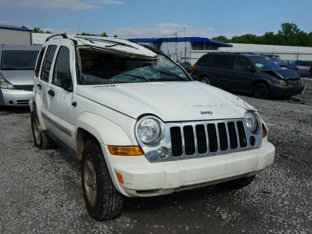 1J4GK58K36W240087 - 2006 JEEP LIBERTY LI WHITE photo 1