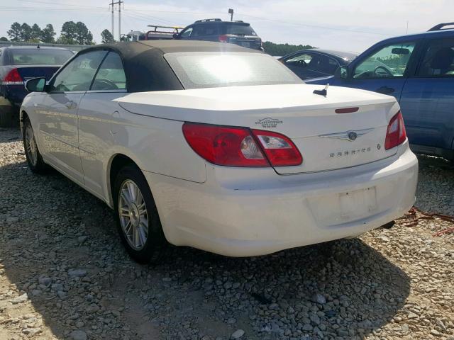 1C3LC55R18N247183 - 2008 CHRYSLER SEBRING TO WHITE photo 3