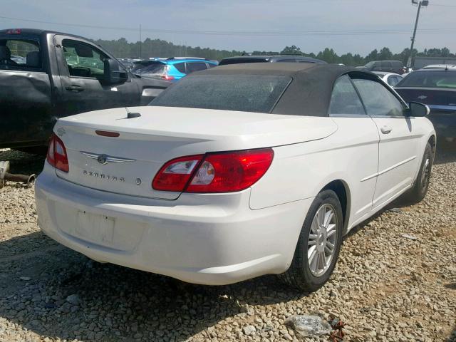 1C3LC55R18N247183 - 2008 CHRYSLER SEBRING TO WHITE photo 4