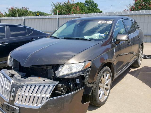 2LMHJ5FR9BBJ51066 - 2011 LINCOLN MKT GRAY photo 2