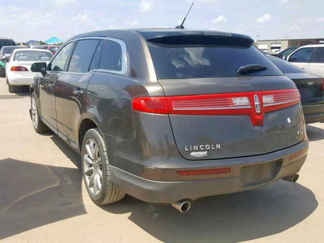 2LMHJ5FR9BBJ51066 - 2011 LINCOLN MKT GRAY photo 3