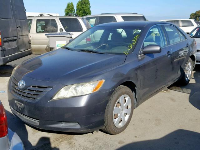 4T1BK46K27U051792 - 2007 TOYOTA CAMRY NEW CHARCOAL photo 2