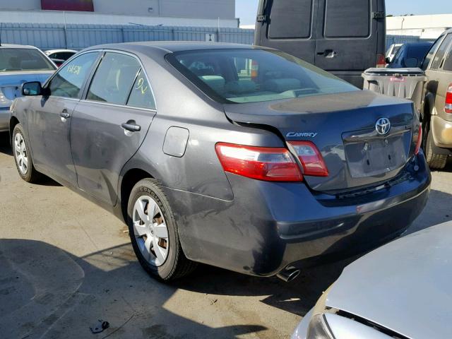 4T1BK46K27U051792 - 2007 TOYOTA CAMRY NEW CHARCOAL photo 3