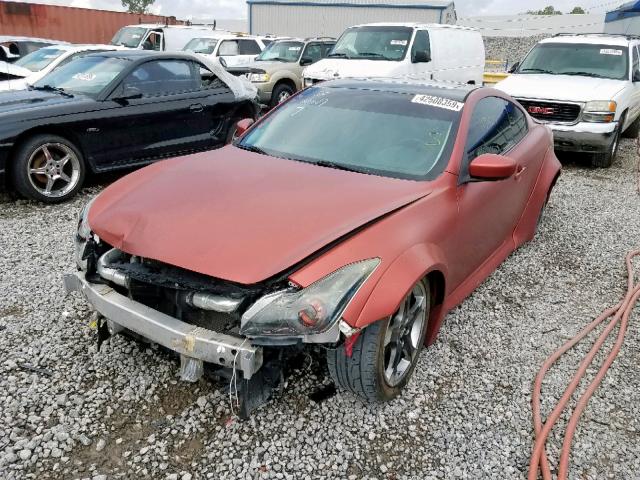 JNKCV64E58M107653 - 2008 INFINITI G37 BASE RED photo 2