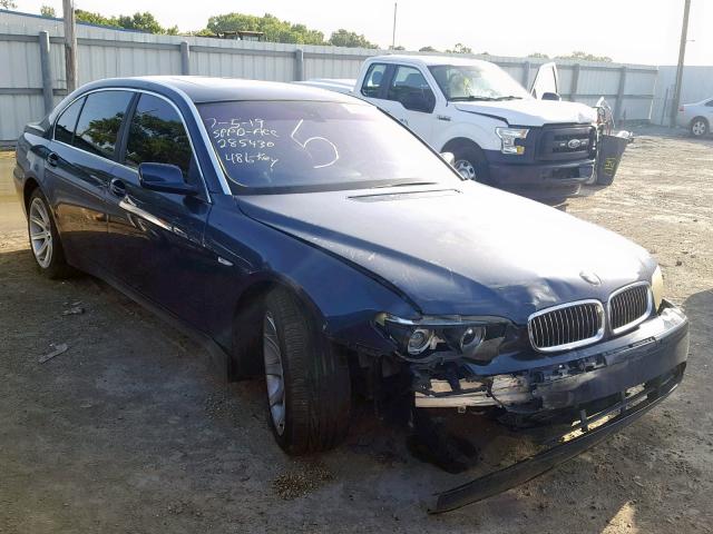 WBAGN63464DS47424 - 2004 BMW 745 LI BLUE photo 1