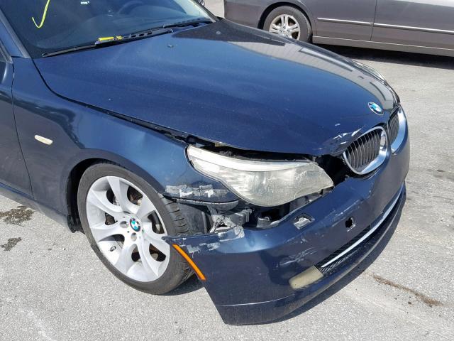 WBANW13509C160065 - 2009 BMW 535 I BLUE photo 9